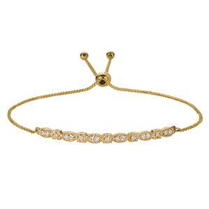 0.26 Carat Marquis & Square Bolo Diamond Bracelet